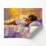 All That canvas print rolled for custom framing, Black woman canvas art. Digital mockup.